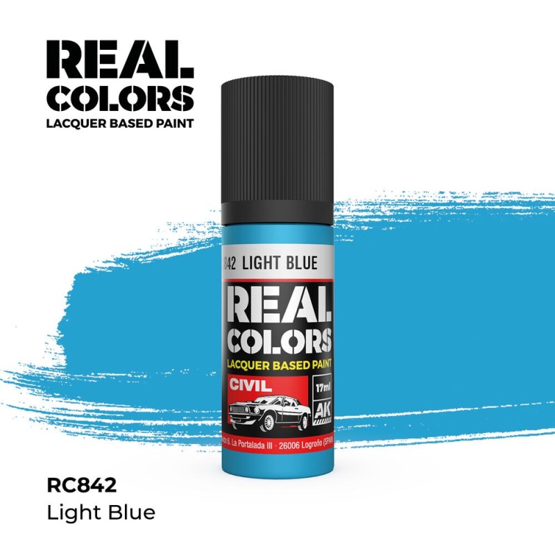 AK - Peinture Real Colors : Light Blue - 17 ml