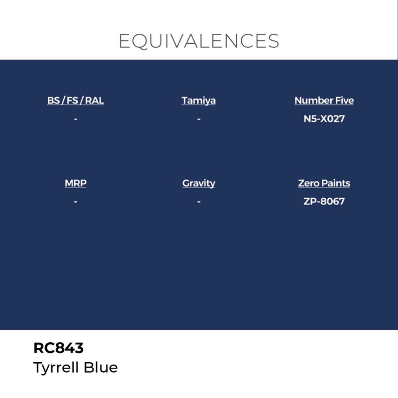  AK - Peinture Real Colors : Tyrrell Blue - 17 ml