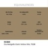  AK - Peinture Real Colors : Dunkelgelb - Dark Yellow RAL 7028 - 17 ml