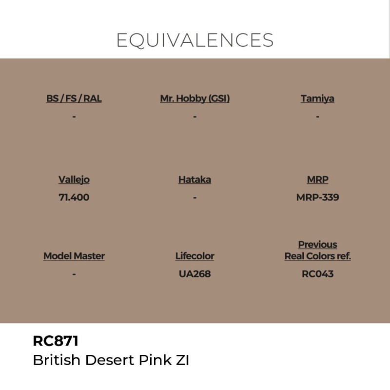  AK - Peinture Real Colors : British Desert Pink ZI - 17 ml