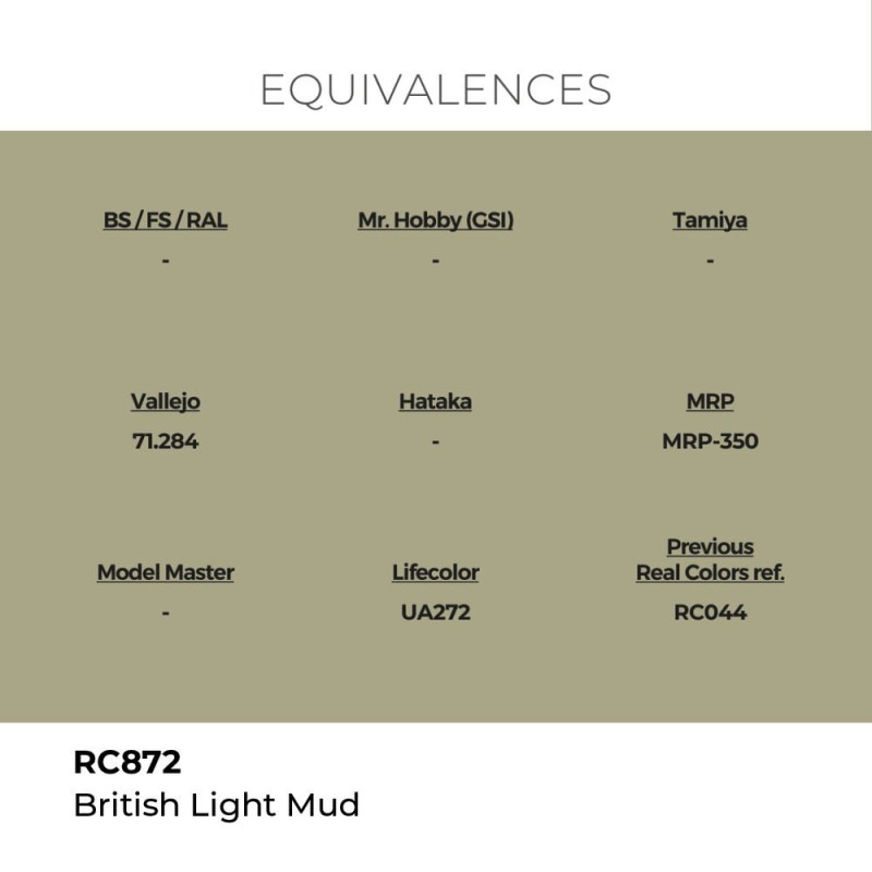  AK - Peinture Real Colors : British Light Mud - 17 ml