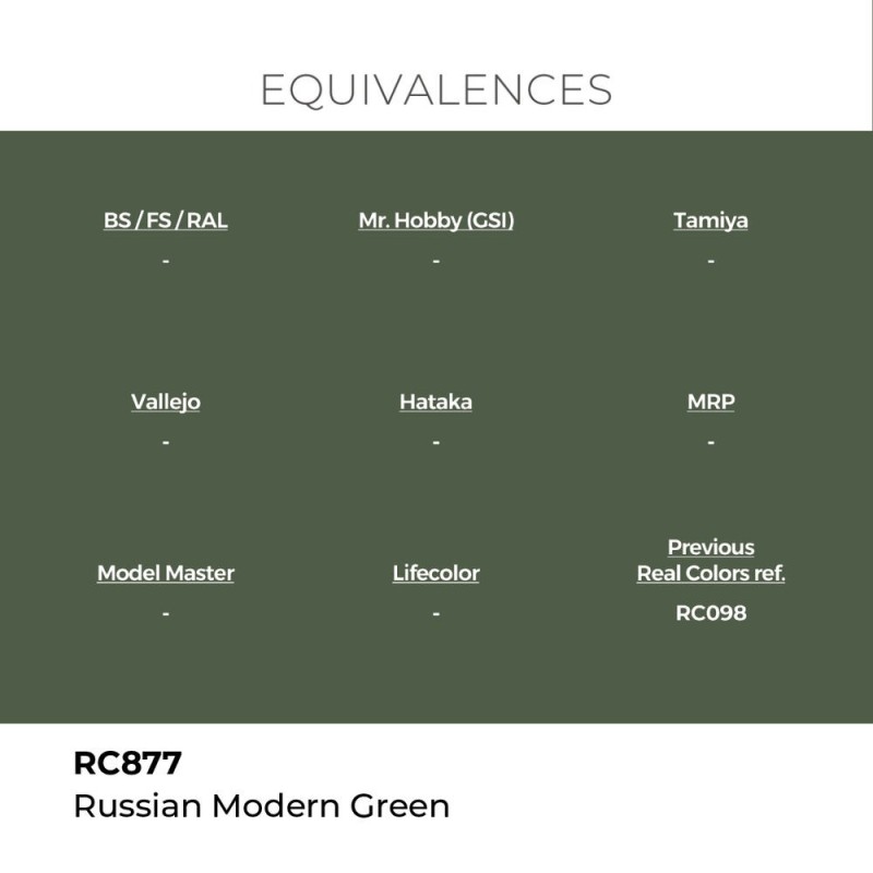  AK - Peinture Real Colors : Russian Modern Green - 17 ml