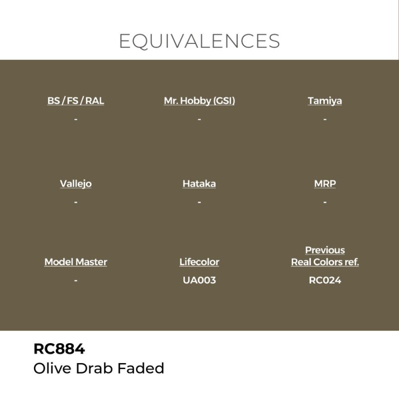  AK - Peinture Real Colors : Olive Drab Faded - 17 ml