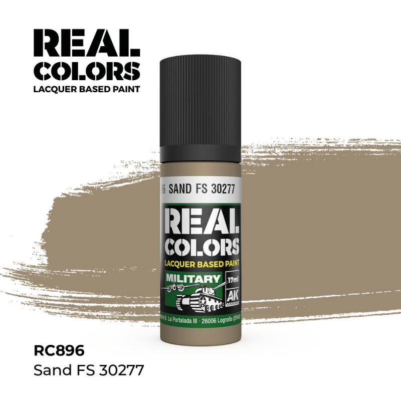 AK - Peinture Real Colors : Sand FS 30277 - 17 ml