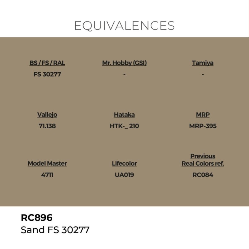 AK - Peinture Real Colors : Sand FS 30277 - 17 ml
