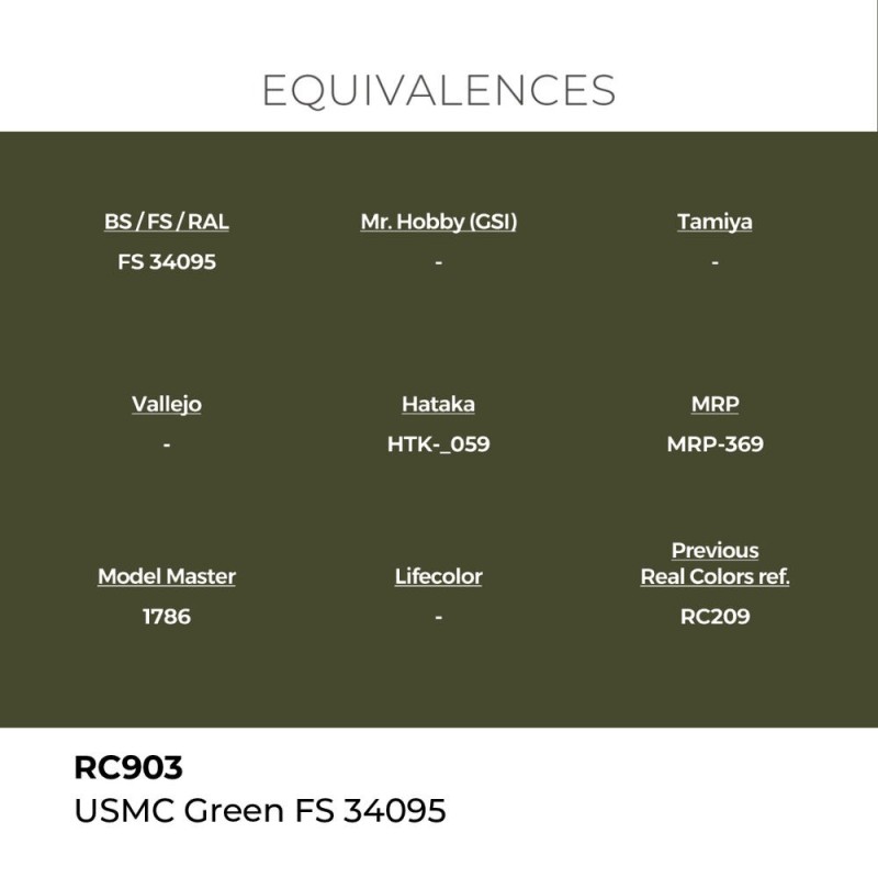  AK - Peinture Real Colors : USMC Green FS 34095 - 17 ml