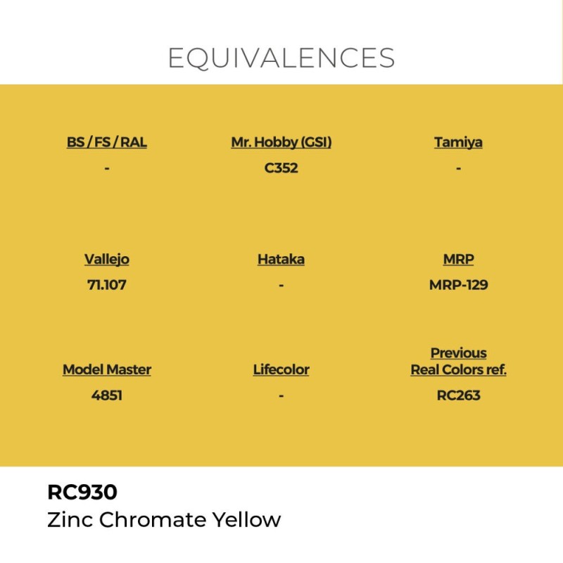  AK - Peinture Real Colors : Zinc Chromate Yellow - 17 ml