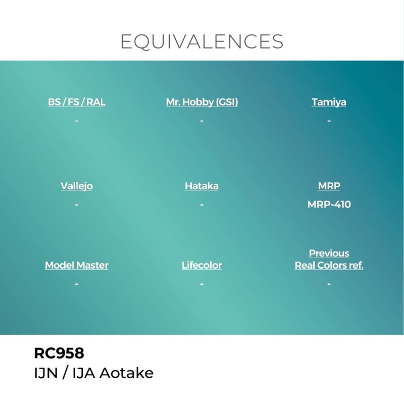  AK - Peinture Real Colors : IJN / IJA Aotake - 17 ml