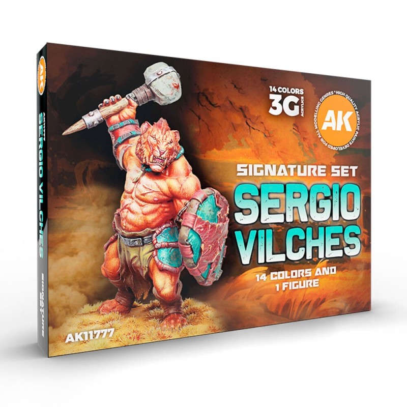 AK - Set de peintures 3gen : Signature Sergio Vilches (Miniature Shimbarashe - Yedharo Model included)