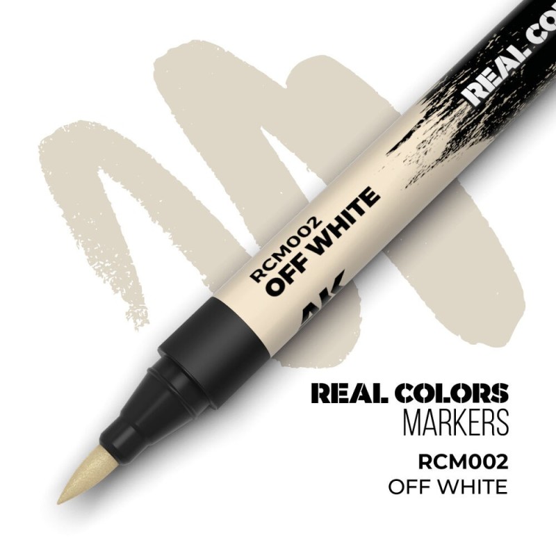  AK - Peinture Real Colors : Real Colors Markers: Off White
