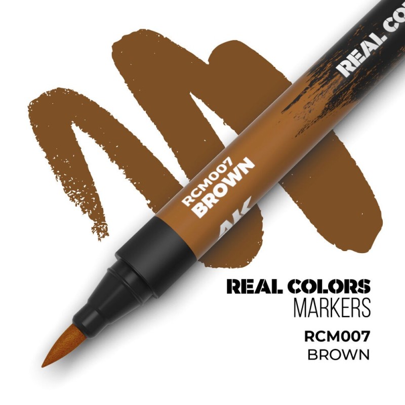  AK - Peinture Real Colors : Real Colors Markers: Brown