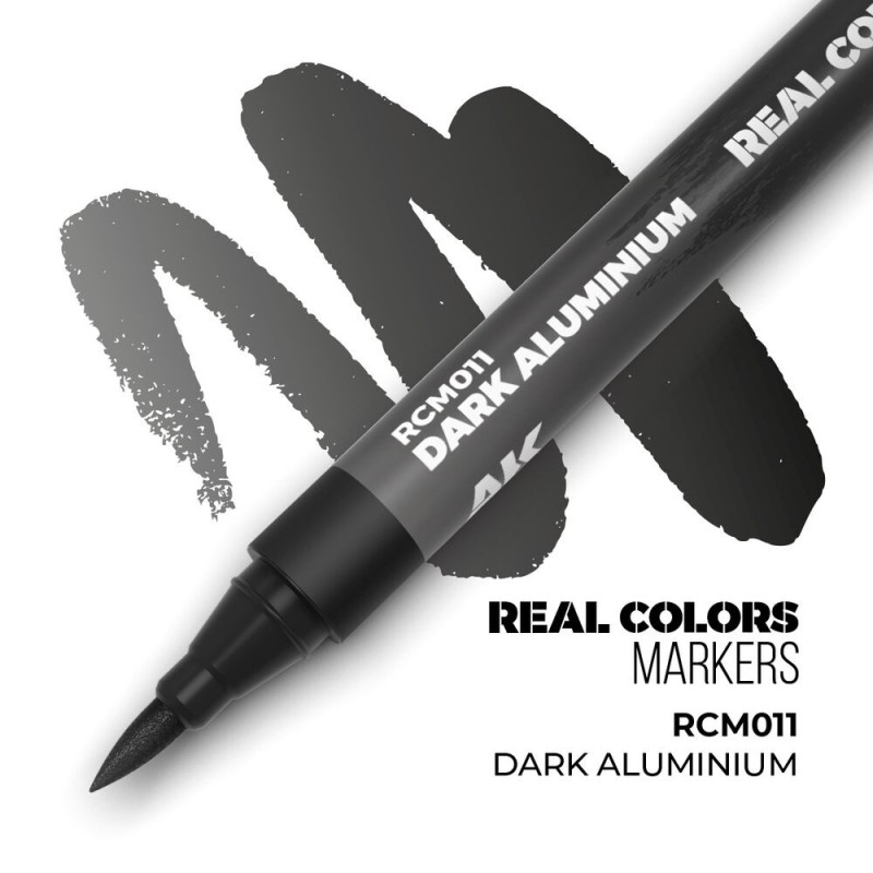  AK - Peinture Real Colors : Real Colors Markers: Dark Aluminium