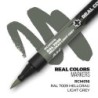  AK - Peinture Real Colors : Real Colors Markers: RAL 7009 Hellgrau - Light Grey