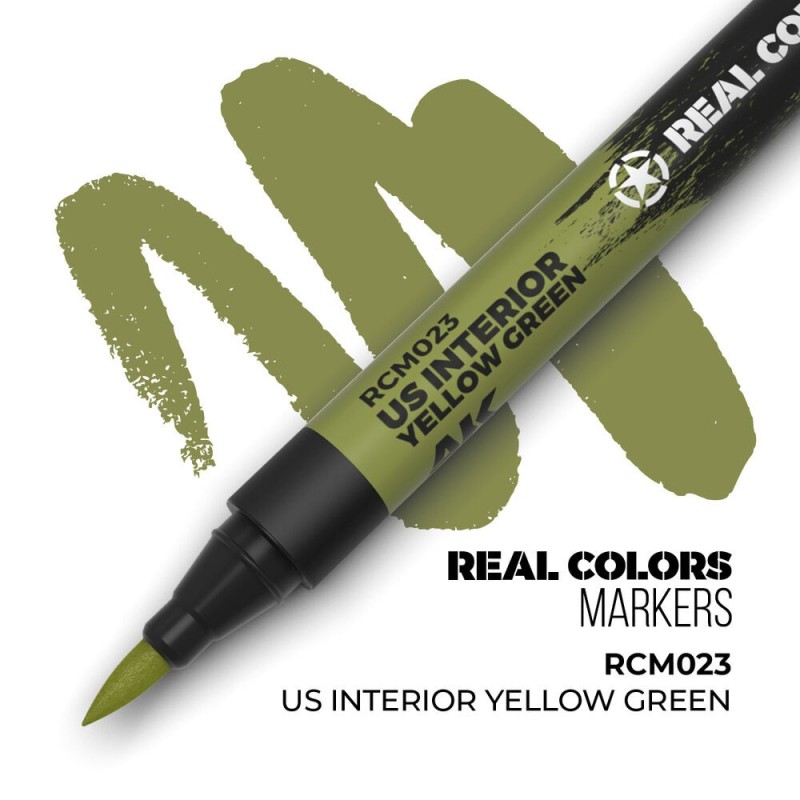  AK - Peinture Real Colors : Real Colors Markers: US Interior Yellow Green