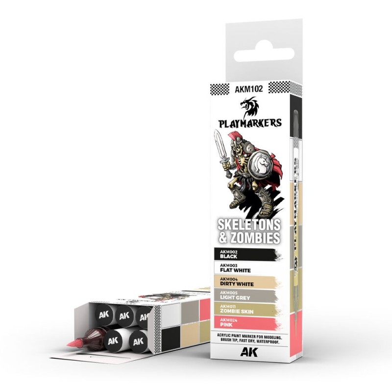 AK - Playmarkers - Skeletons & Zombies (6 Ref.)