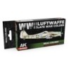 AK - Set de peintures Real Colors : WWII Luftwaffe Late War Colors