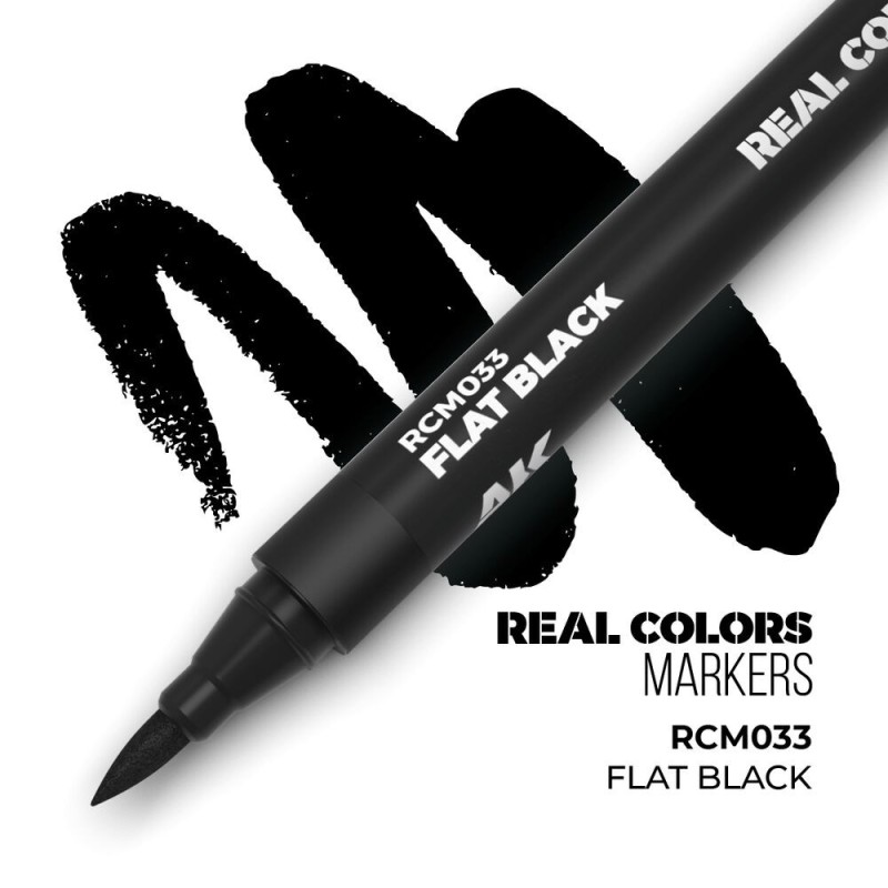  AK - Peinture Real Colors : Flat Black
