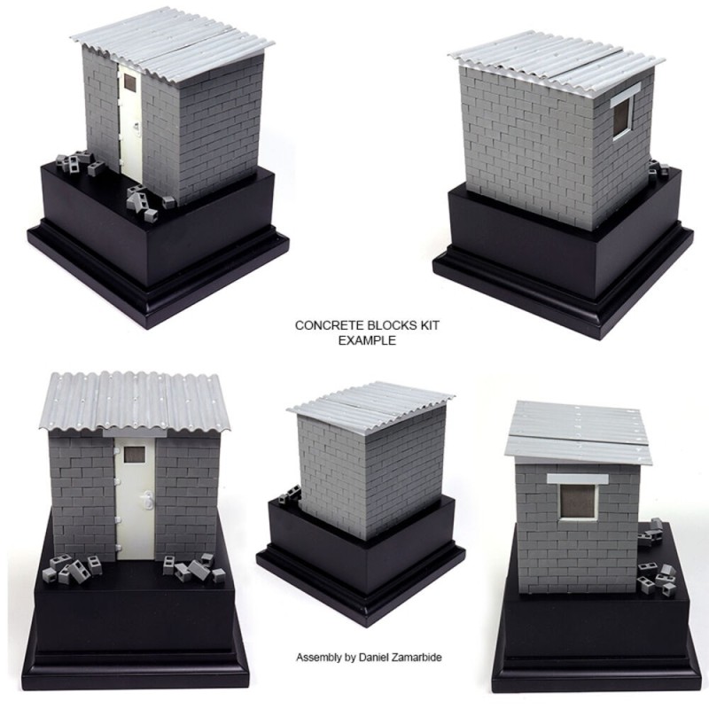  AK - Kit de modélisme : Concrete Blocks Kit 1/35 Scale