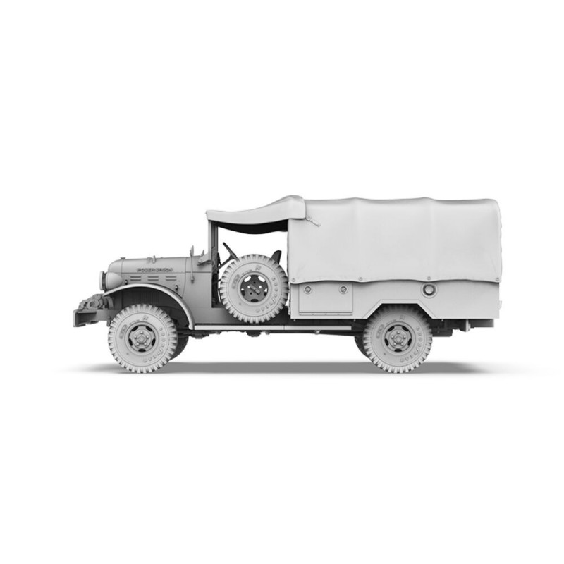  AK - Kit de modélisme : IDF Power Wagon WM300 w/winch 1/35