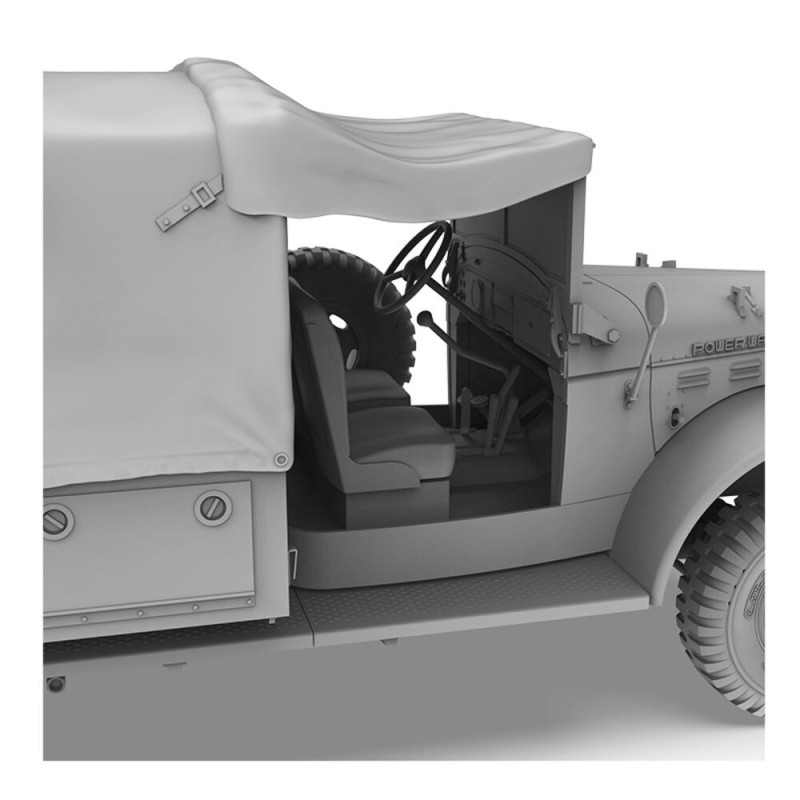  AK - Kit de modélisme : IDF Power Wagon WM300 w/winch 1/35