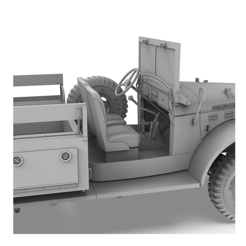  AK - Kit de modélisme : IDF Power Wagon WM300 w/winch 1/35