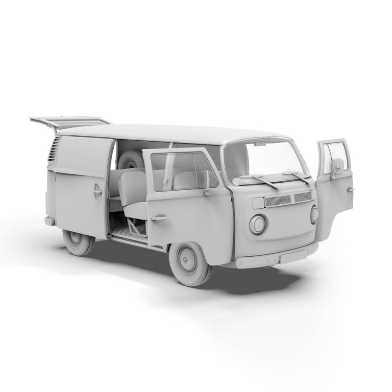  AK - Kit de modélisme : T2 Model 1972 Commercial Van