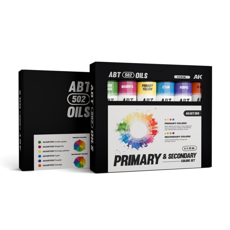 AK - Primary & Secondary Colors - Abt 502 Oils