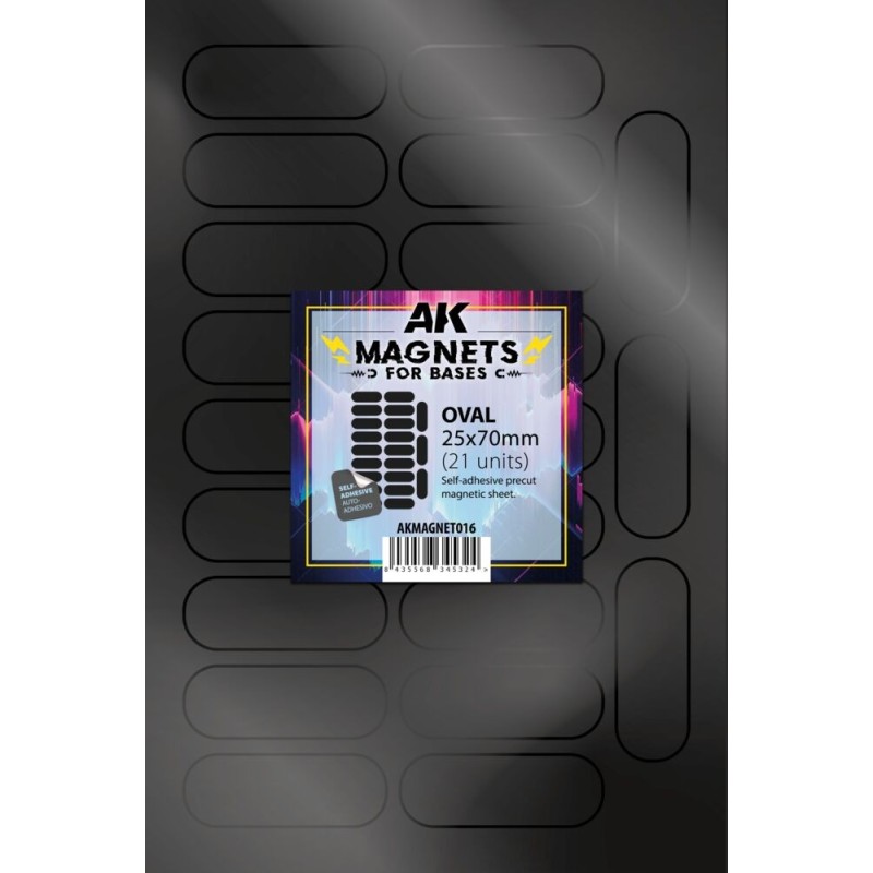 AK - Oval 25 X 70 - 21 unid
