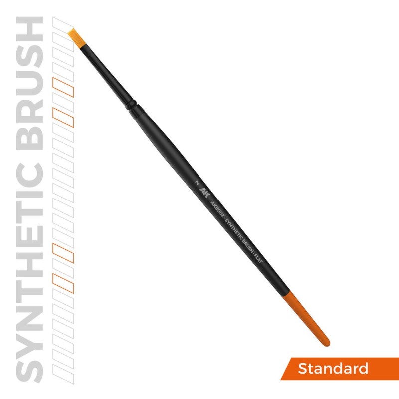  AK - AK Synthetic Brush - Flat 2