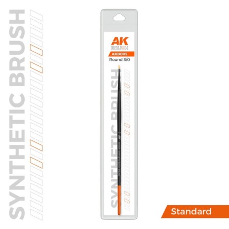  AK - AK Synthetic Brush - Round 3/0