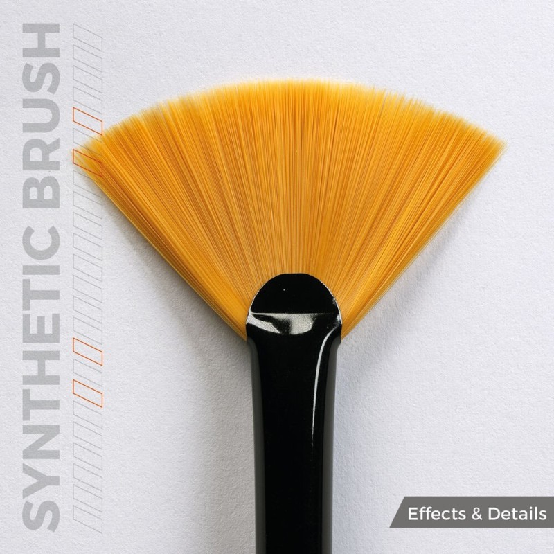 AK - AK Synthetic Brush - Fan Shape