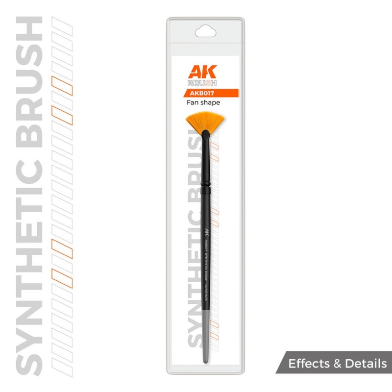  AK - AK Synthetic Brush - Fan Shape