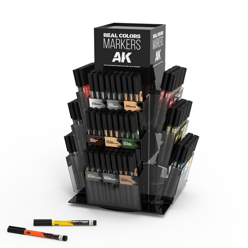 AK - Real Colors Markers Rotating Display