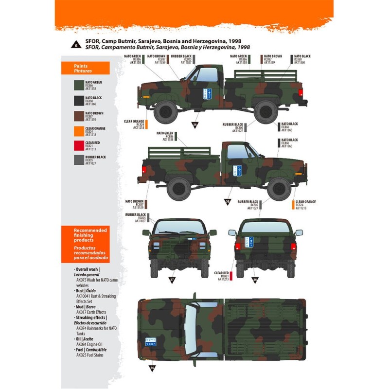  AK - Kit de modélisme : M1008 Troop Carrier