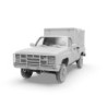 AK - Kit de modélisme : M1008 Troop Carrier With Tarp