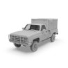  AK - Kit de modélisme : M1008 Troop Carrier With Tarp
