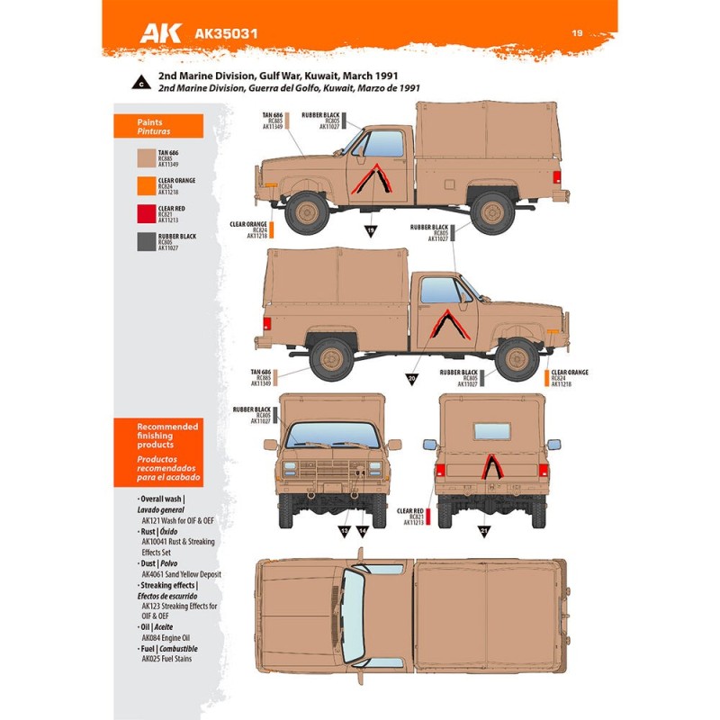  AK - Kit de modélisme : M1008 Troop Carrier With Tarp