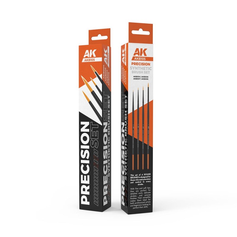  AK - Precision Brushes (4 Brushes)