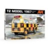 AK - Kit de modélisme : Volkswagen T2 Model 1967 Airport Bus