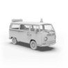  AK - Kit de modélisme : Volkswagen T2 Model 1967 Airport Bus