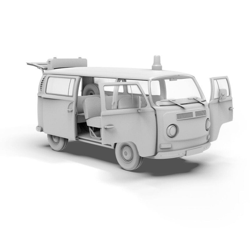  AK - Kit de modélisme : Volkswagen T2 Model 1967 Airport Bus