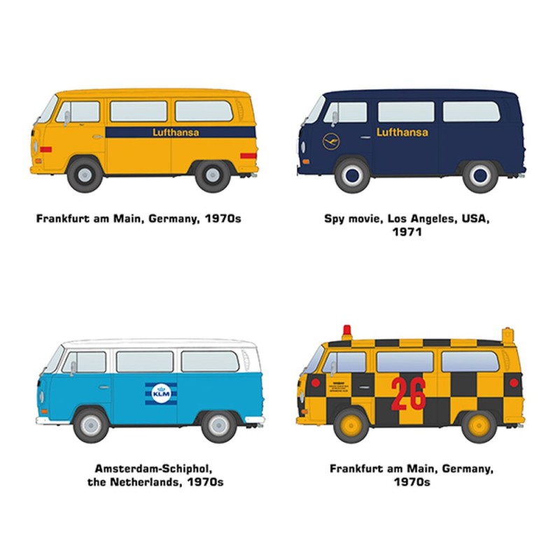  AK - Kit de modélisme : Volkswagen T2 Model 1967 Airport Bus