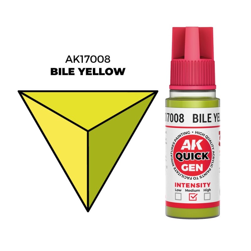 AK - Peinture Quick Gen : Bile Yellow - 18 ml