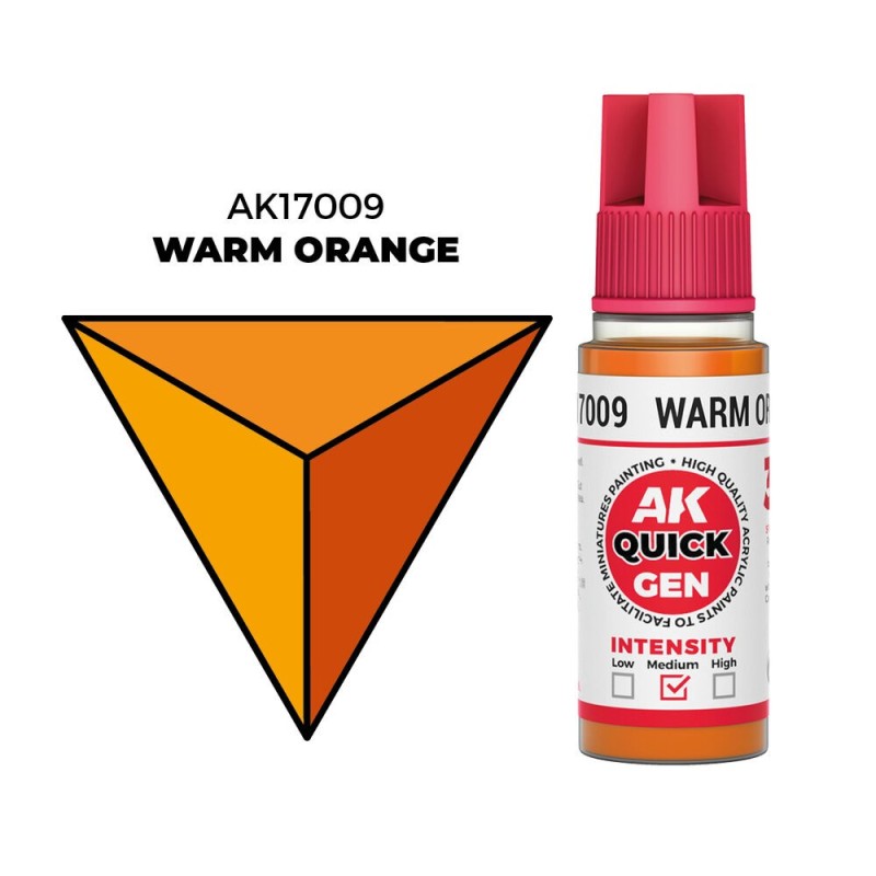 AK - Peinture Quick Gen : Warm Orange - 18 ml