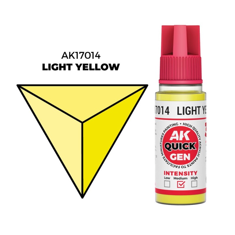 AK - Peinture Quick Gen : Light Yellow - 18 ml