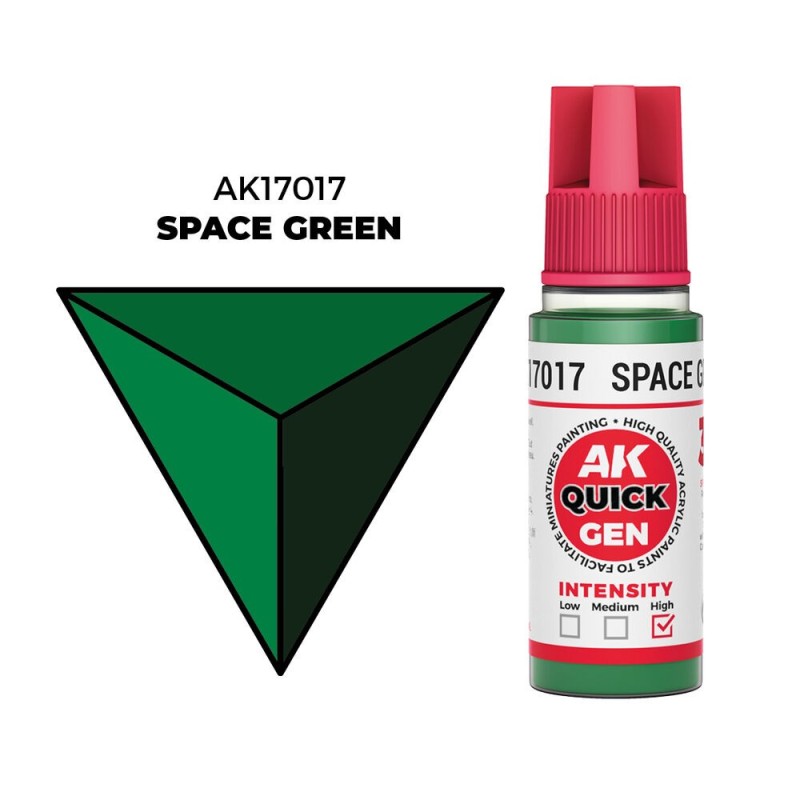 AK - Peinture Quick Gen : Space Green - 18 ml