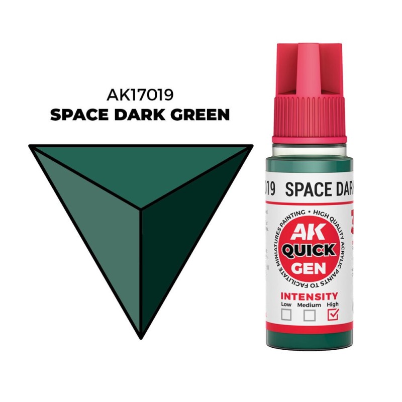 AK - Peinture Quick Gen : Space Dark Green - 18 ml