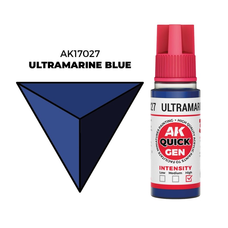 AK - Peinture Quick Gen : Ultramarine Blue - 18 ml