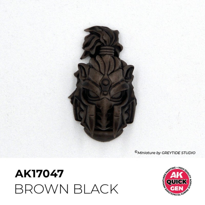  AK - Peinture Quick Gen : Brown Black - 18 ml