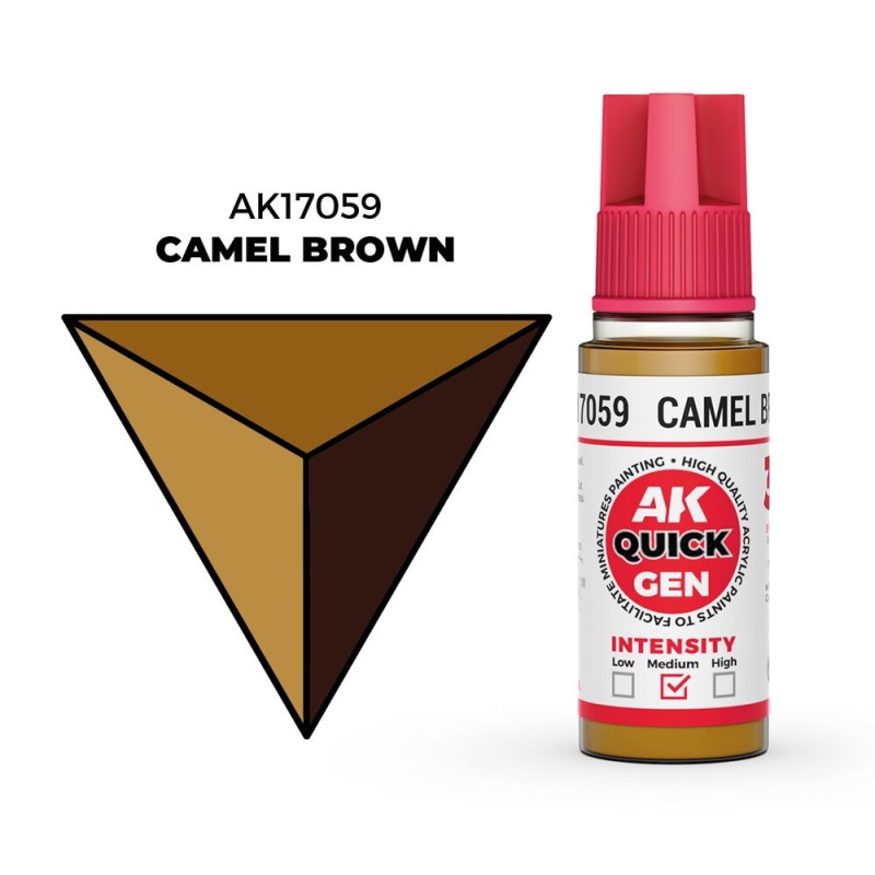 AK - Peinture Quick Gen : Camel Brown - 18 ml